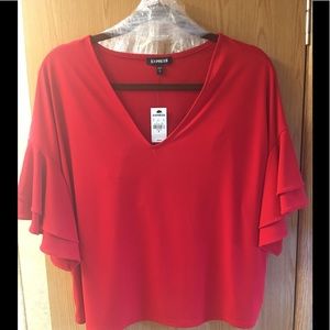 New Red Exciting Top /Express. Great 4 the 4th🇺🇸